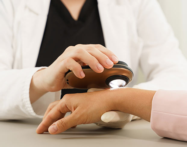 Click to learn more about Pure Dermatology's Medical Services.